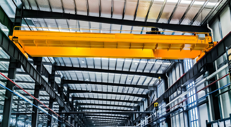 Double Girder Overhead Crane with Hooks
