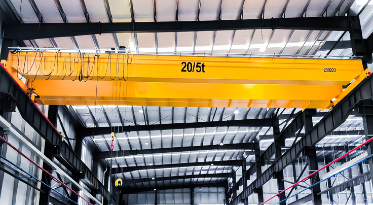 Double Girder Overhead Crane with Hooks