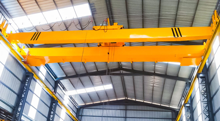 Double Girder Overhead Crane with Hooks