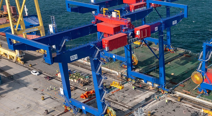 Rail Mounted Container Gantry Crane
