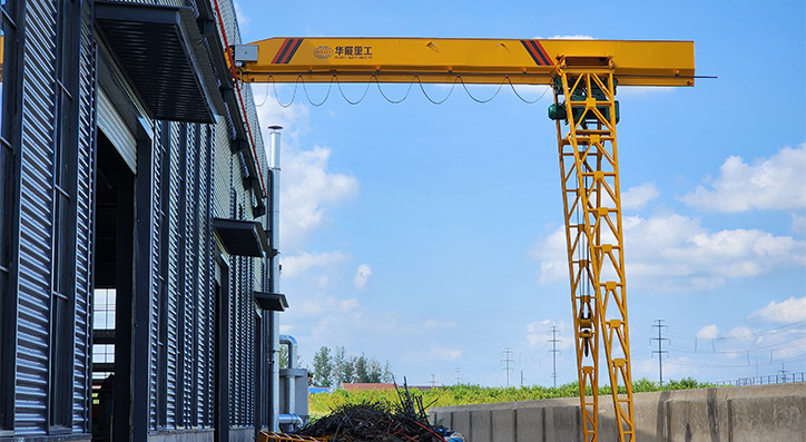 Electric Hoist Semi-gantry Crane