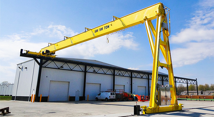 Electric Hoist Semi-gantry Crane