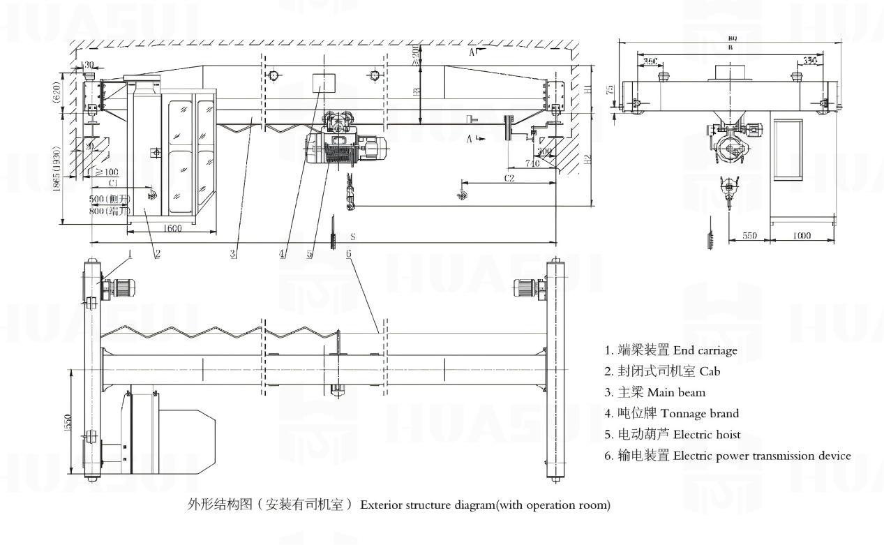 double girder overhead crane 