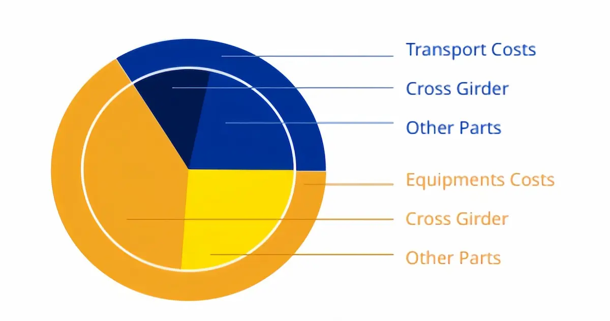 Pie chart of common electrical fault causes in cranes