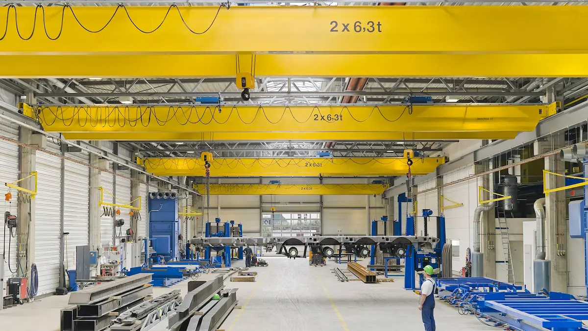 Standard workshop bridge crane