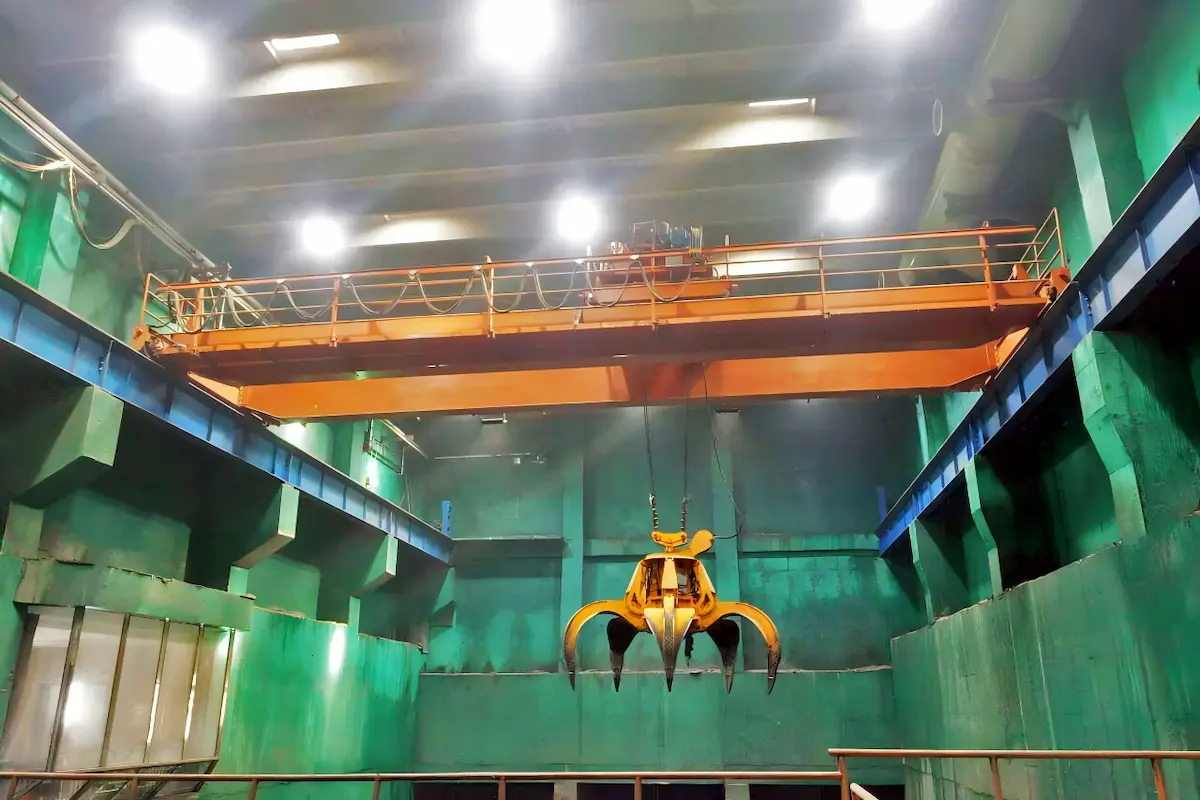 Waste Incineration Grab Crane 1