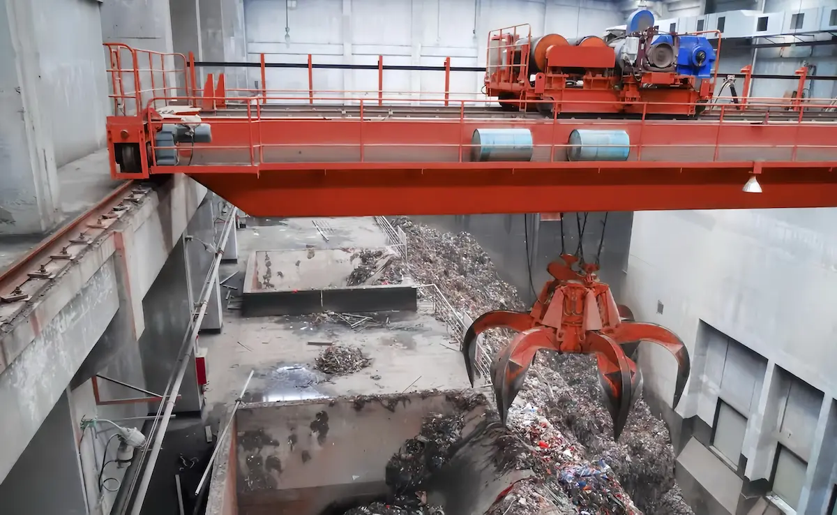Waste Incineration Grab Crane 3