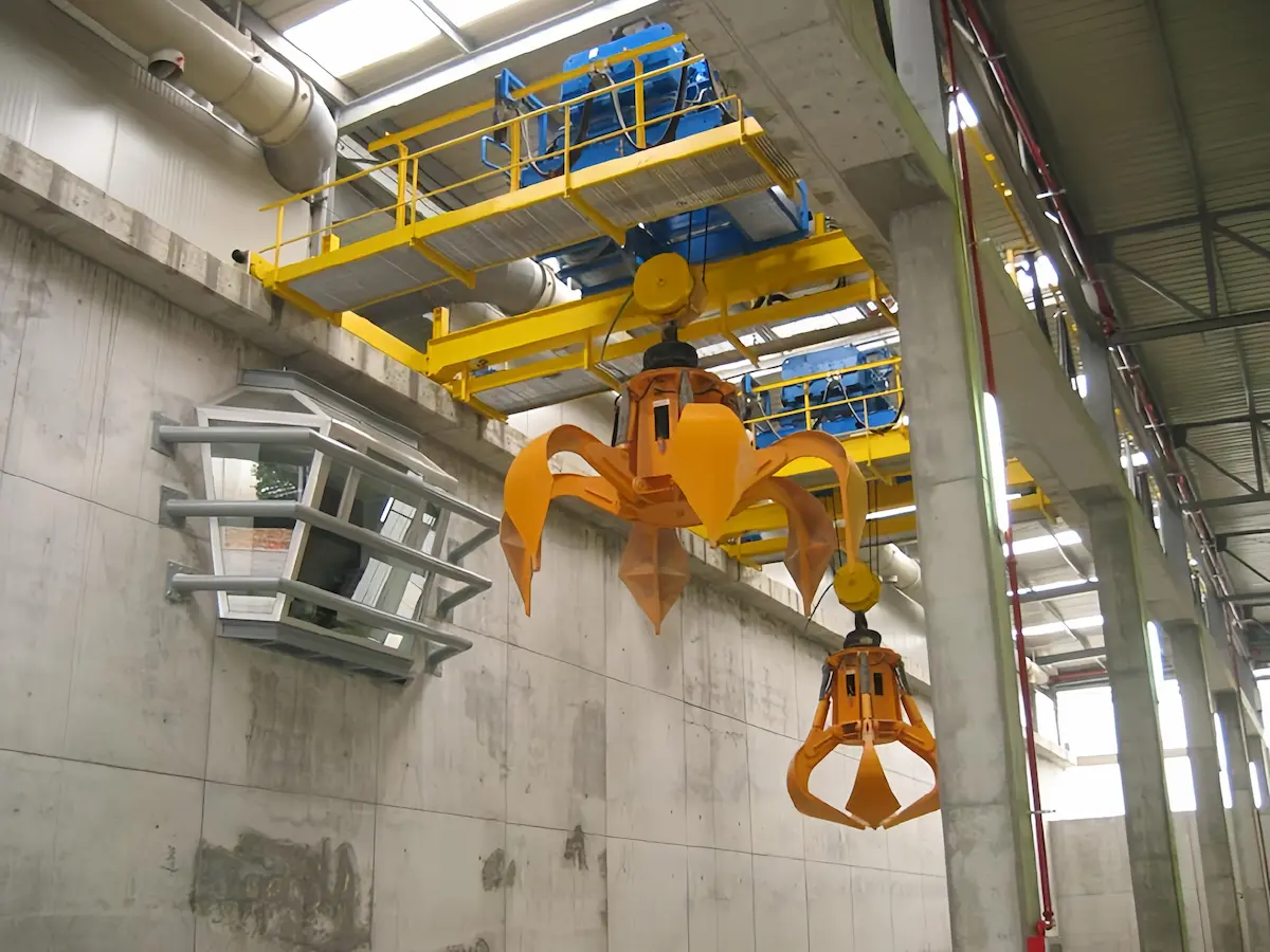 Waste Incineration Grab Crane 4