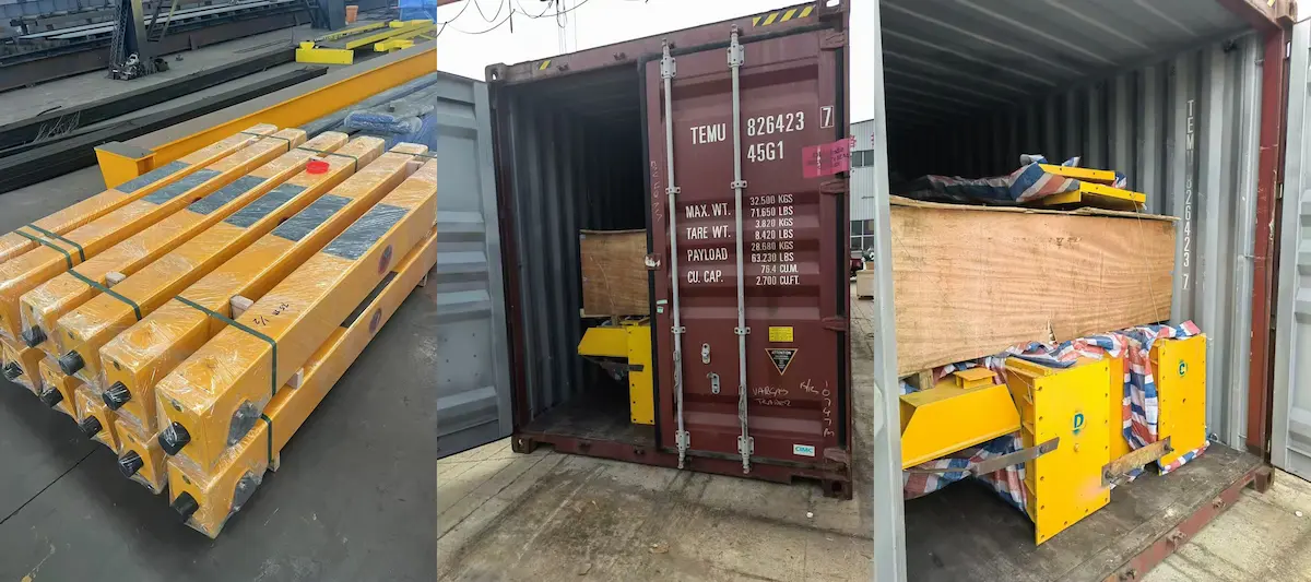 5-ton FEM Standard Single Girder Crane Packing and Shipping 1