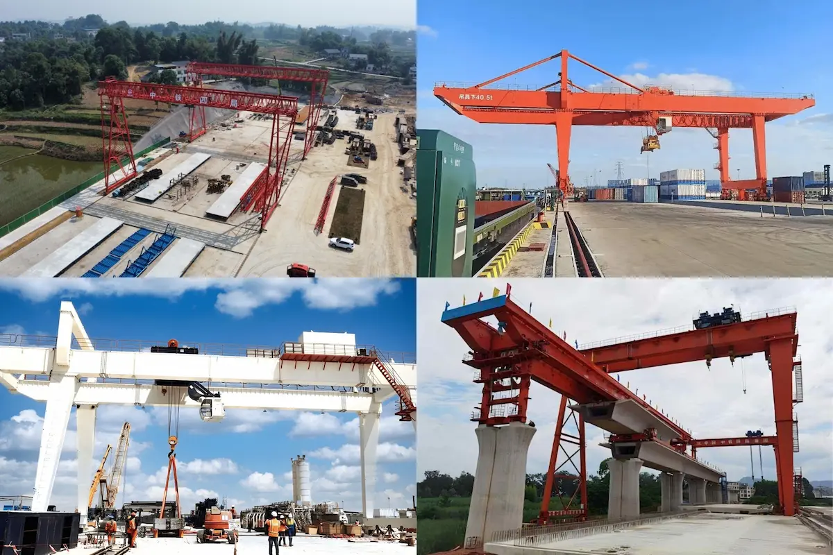 Gantry crane operation scene 1