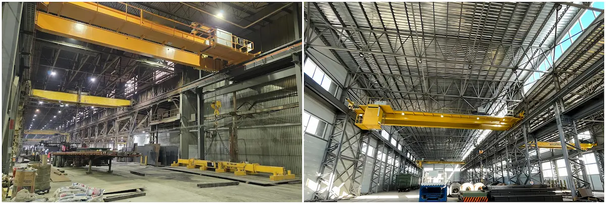 HSCRANE Product Advantages in Steel Structure Manufacturing