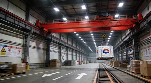 overhead-crane in-warehouse
