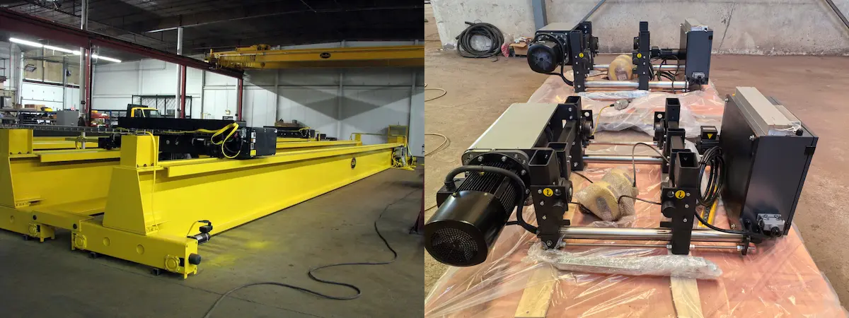 Custom 50T Double Girder Overhead Crane Components