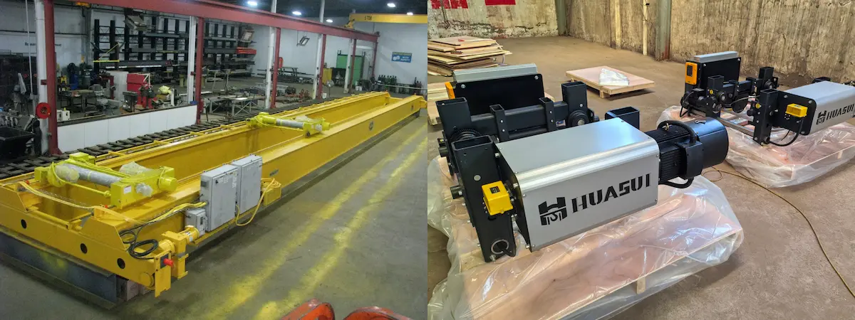 Custom 50T Double Girder Overhead Crane Components