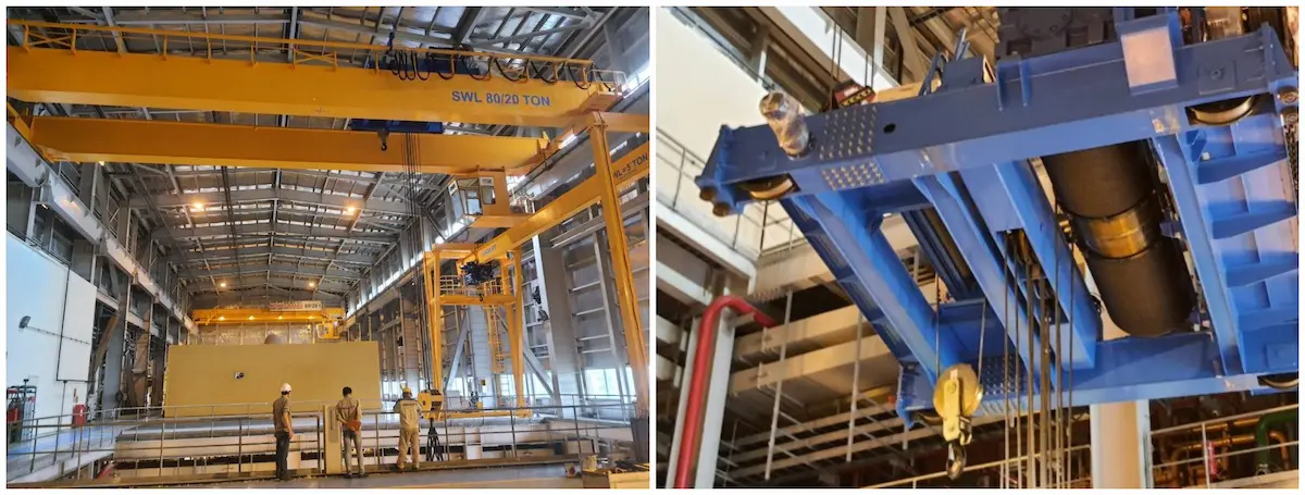 80/20 Ton Double Girder Overhead Crane