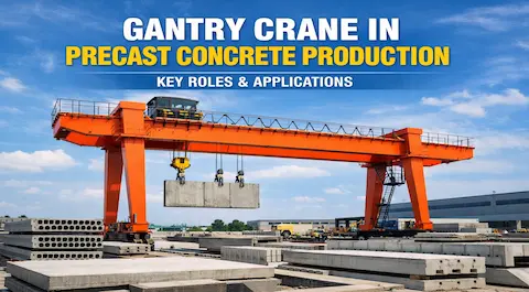 Gantry Cranes for Precast Concrete Yards