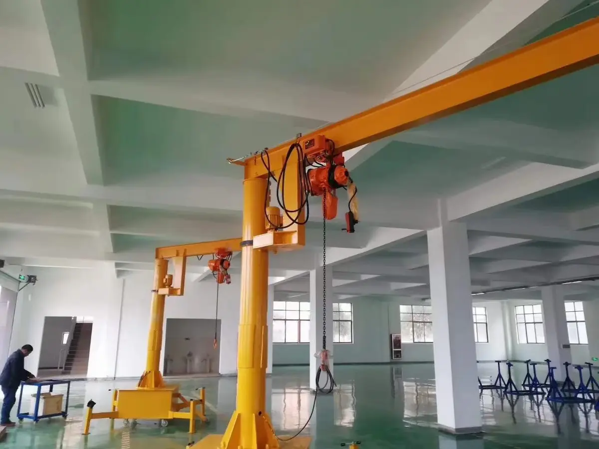 2 Ton Pillar Jib Crane for Steel Structure Plant in Thailand