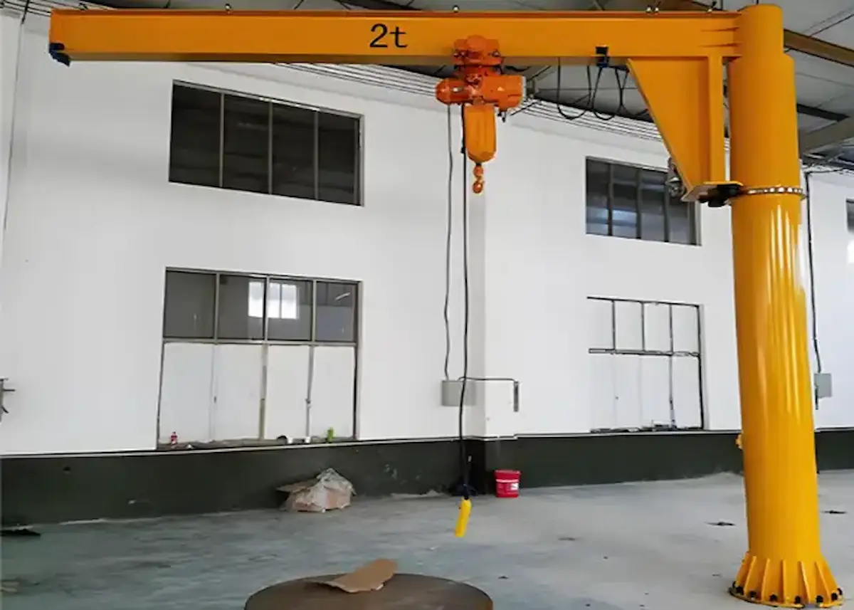 2 Ton Pillar Jib Crane for Steel Structure Plant in Thailand