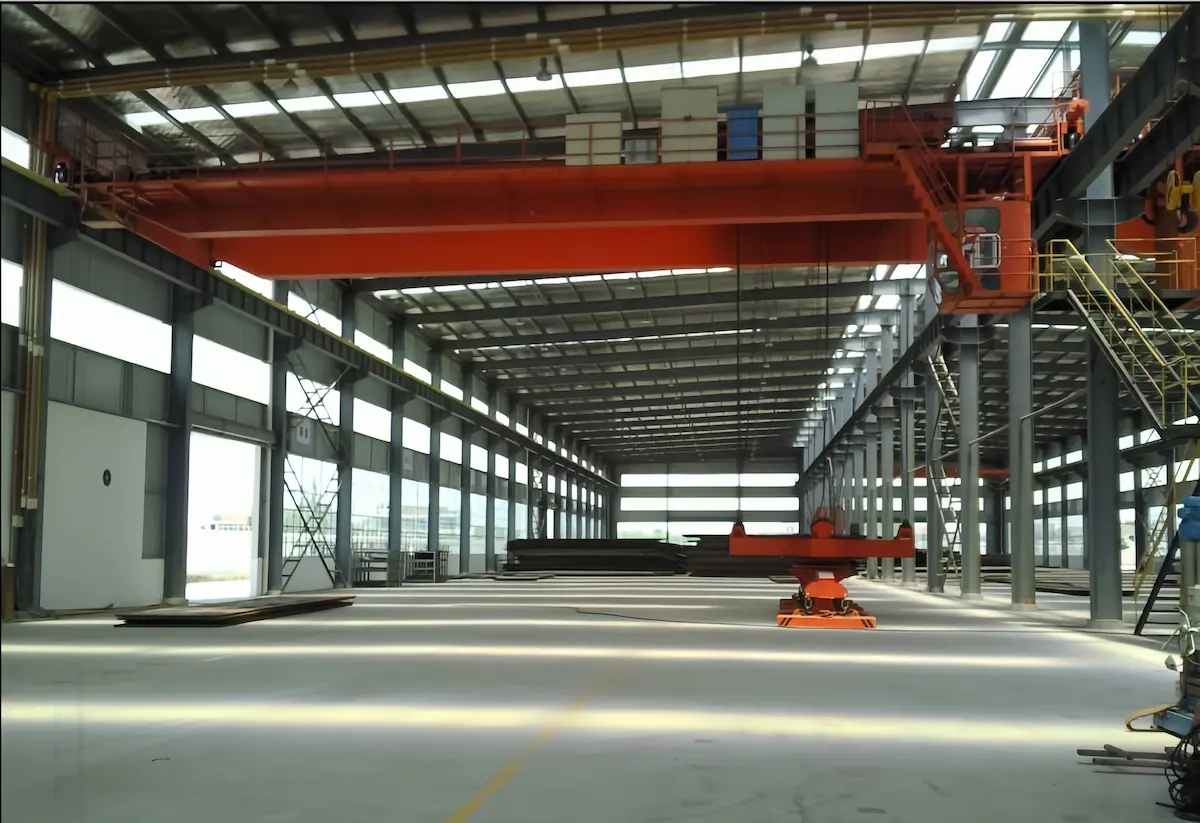 10t Electromagnetic Overhead Crane System for Steel Plate Handling