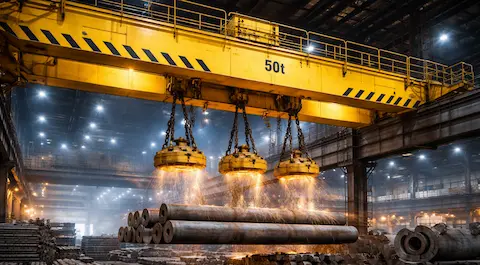 Electromagnetic Overhead Crane