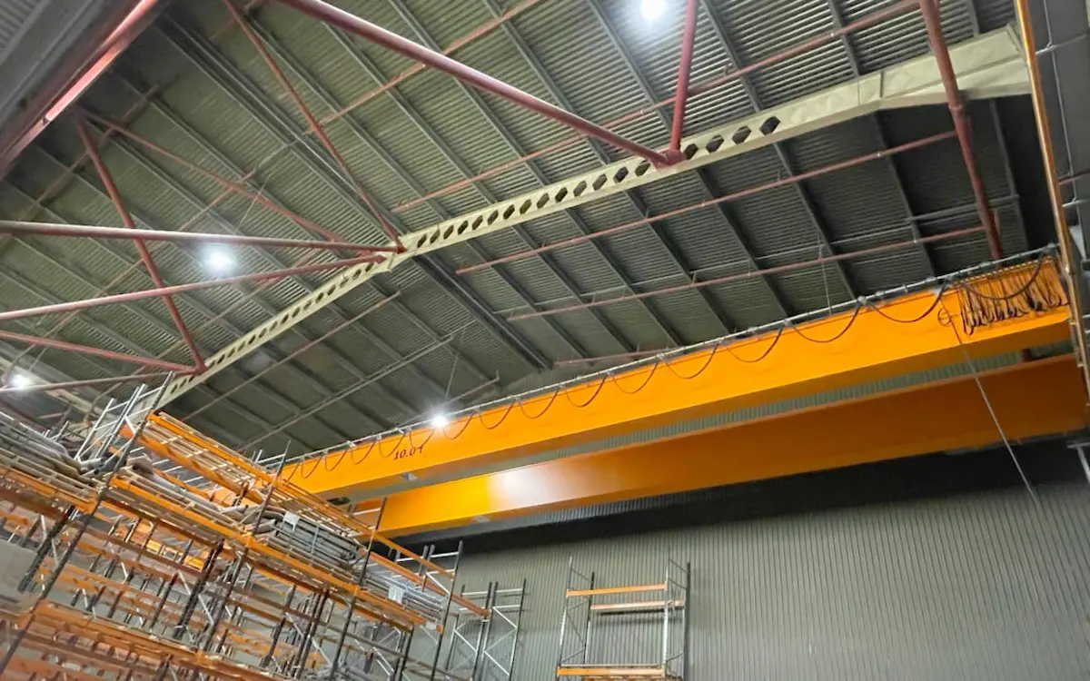 Large-span overhead crane Safety Monitoring System (CMS)
