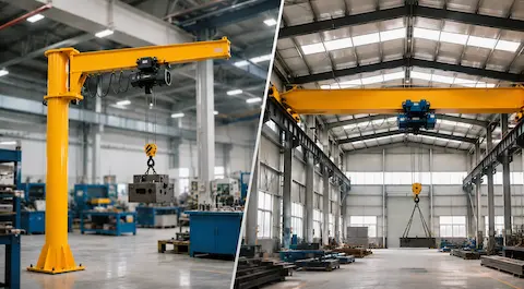 Jib Crane vs Single Girder Overhead Crane
