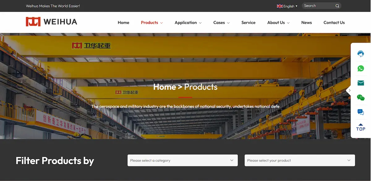 Jib Crane Manufacturers-Weihua Group