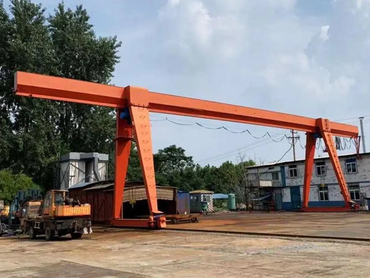 Case 1: Running logistics acceleration with single-girder gantry cranes
