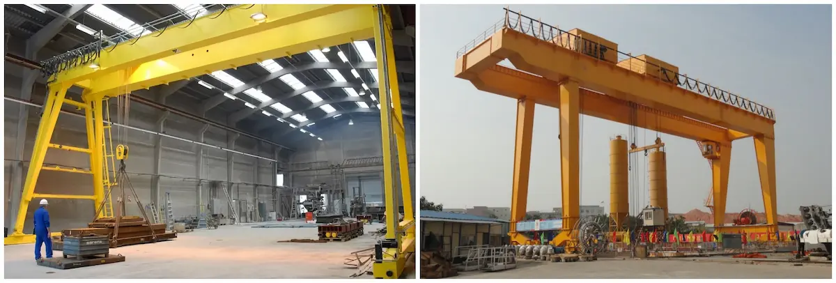HSCRANE single-girder and double-girder gantry crane 