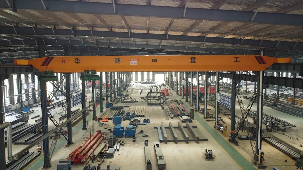 HSCRANE 30 Ton Double Girder Overhead Crane Successfully Delivered to Singapore