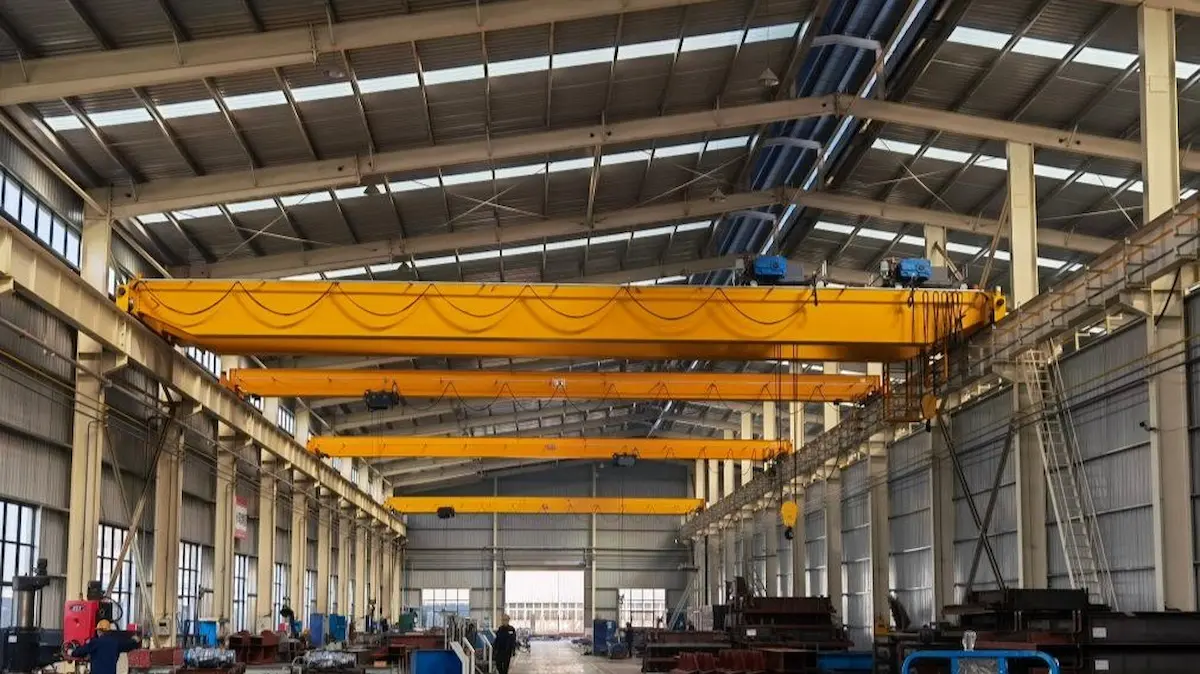 Design Principles for Steel Structure Production Line Overhead Crane Layout