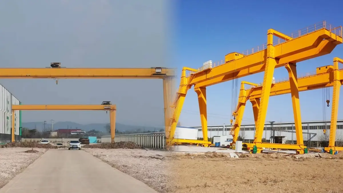 Key Differences Between Single-Girder and Double-Girder Gantry Cranes