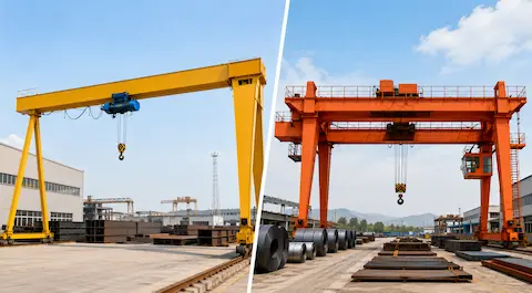 Single Girder vs Double Girder Gantry Cranes