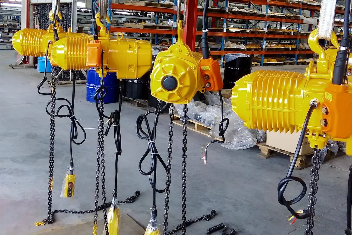 Case 2: Electric Chain Hoist Project in Machining Plant