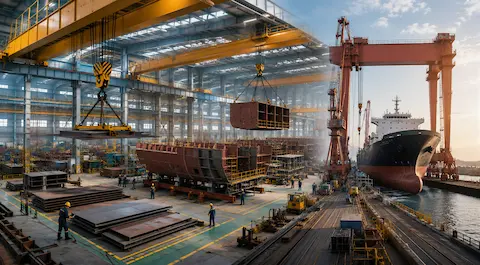 Shipbuilding Workshop Lifting Solutions: How to Choose the Right System