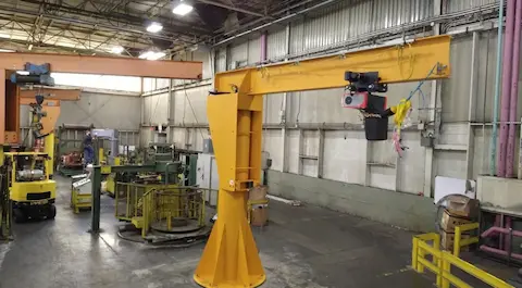 HSCRANE 5-ton Floor Mounted Jib Crane Installed in Haiphong, Vietnam