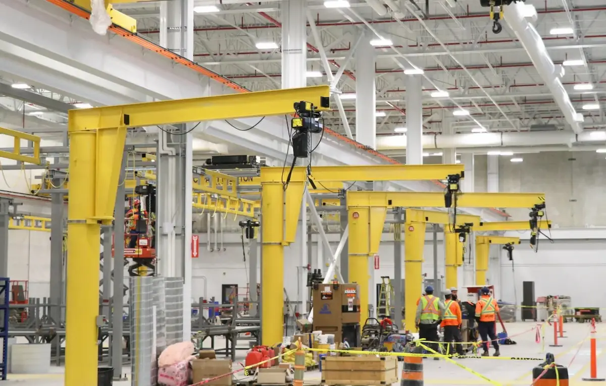 Classic case: ZF Group Mexico factory lifting layout plan