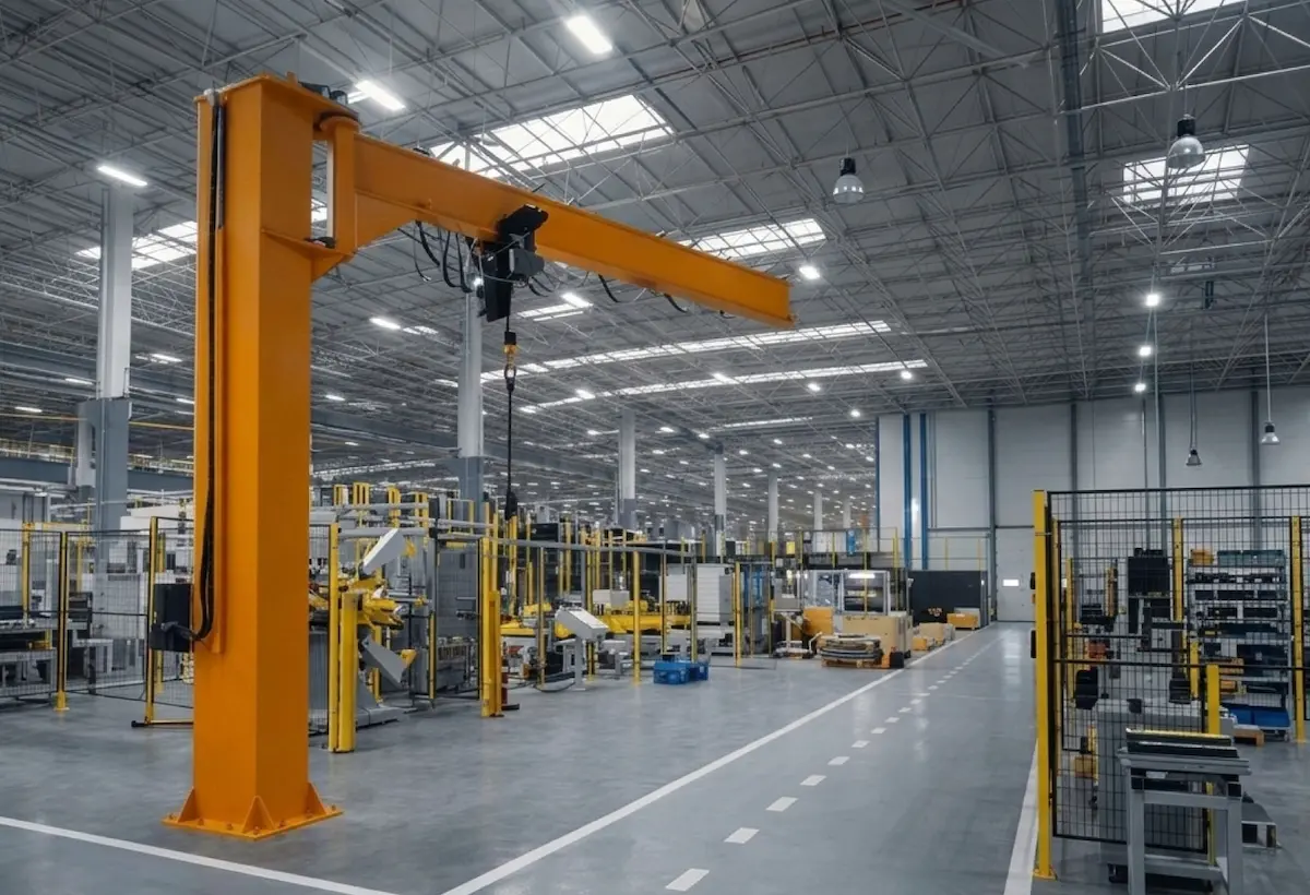Common errors in jib crane layout