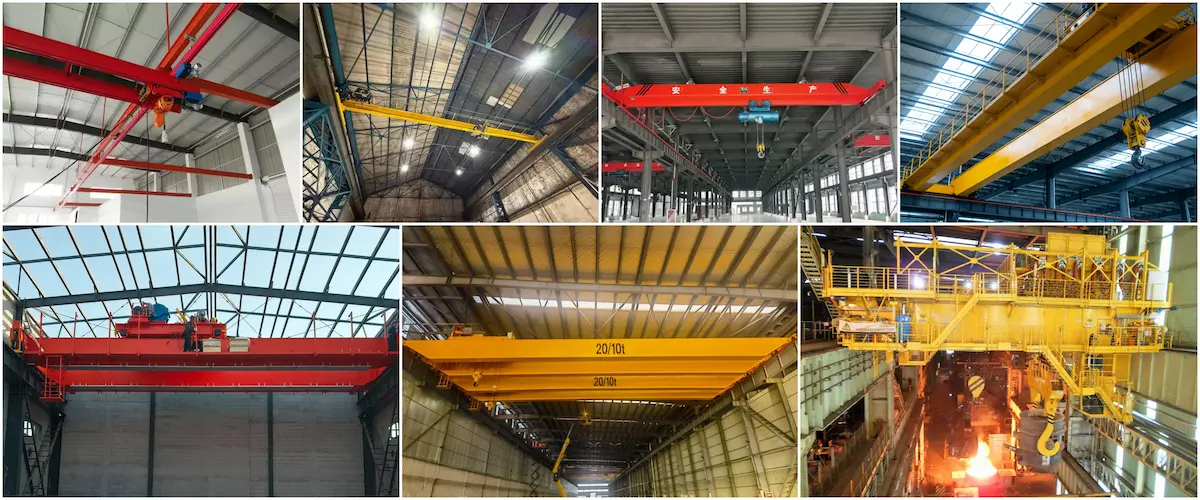 A1-A8 Overhead Crane Work Class and Typical Application Comparison Table