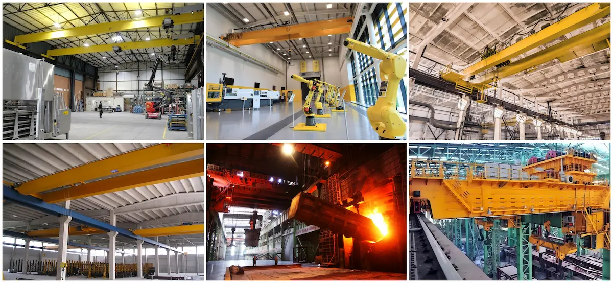 What overhead crane work class for different working scenarios?