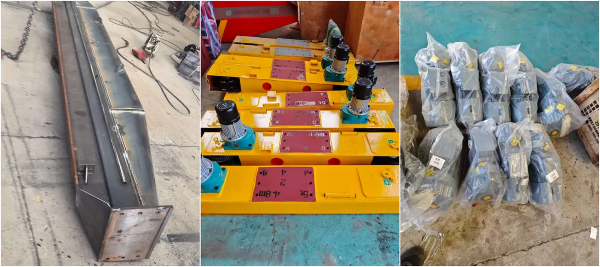 Single Girder Overhead Cranes Manufacturing Process
