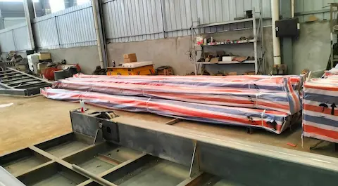 Argentina Project: 8 Ton Electric Trackless Gantry Crane Shipped