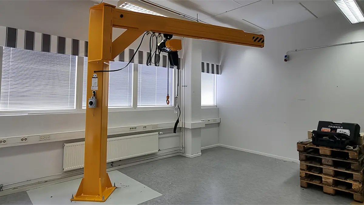 Export Case: HSCRANE BZD Jib Crane Delivered to Costa Rica Manufacturer