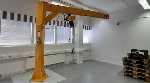 Export Case: HSCRANE BZD Jib Crane Delivered to Costa Rica Manufacturer