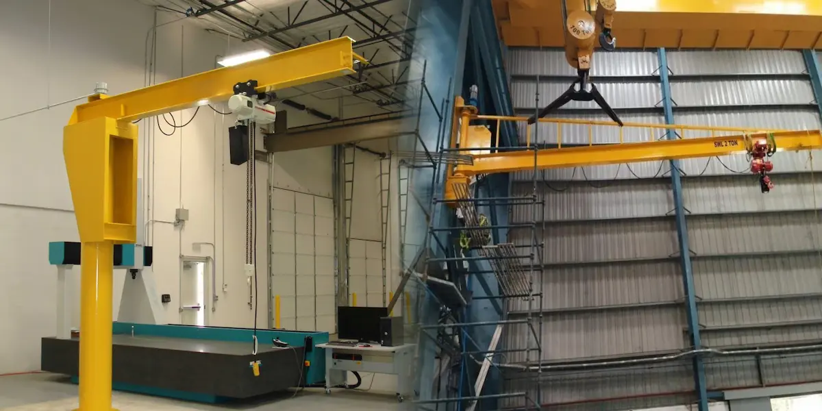 Jib Crane Load-Bearing Methods Explained: What Is the Difference Between Pillar and Wall-Mounted?