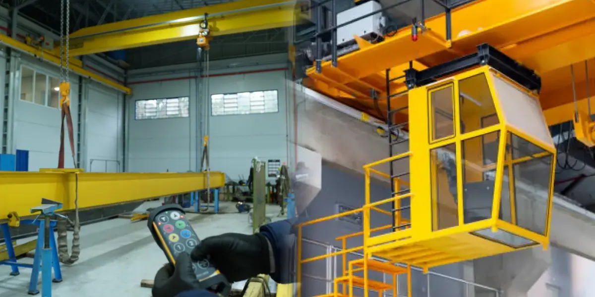 Core Differences Between Overhead Crane Remote Control and Cab Operation