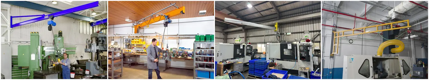 Applications for Wall Mounted Jib Cranes