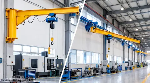 Wall-Mounted vs Wall-Travelling Jib Crane: How to Determine Installation Conditions