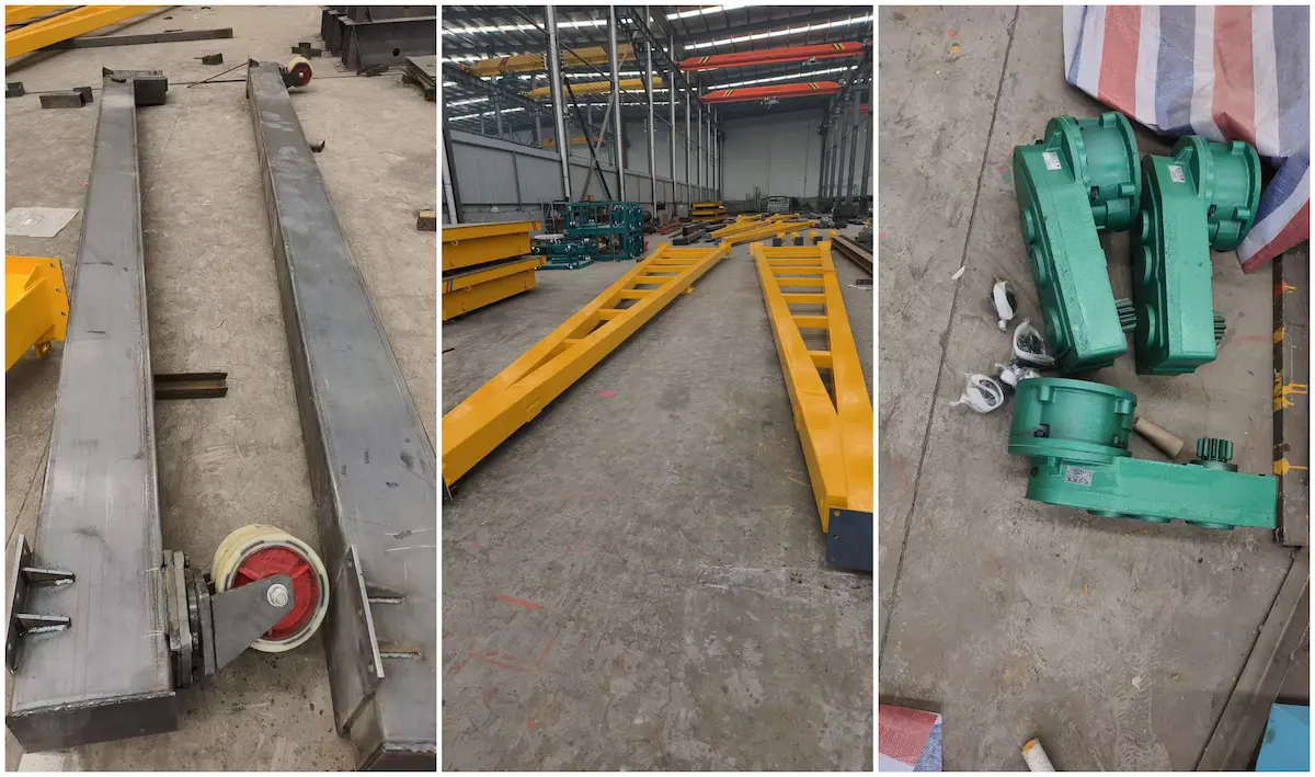 Production and Manufacturing of the Single Girder Gantry Crane