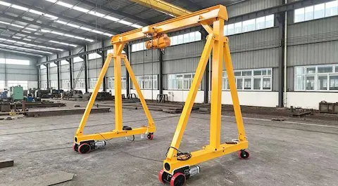 HSCRANE 5T Portable Gantry Crane Successfully Exported to Argentina